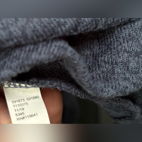 Soft Knit Swing Shirt V-Neck 3/4 Sleeves Ruched 18/20 1X 2X - Picture 6 of 6